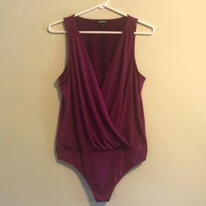 Express purple bodysuit